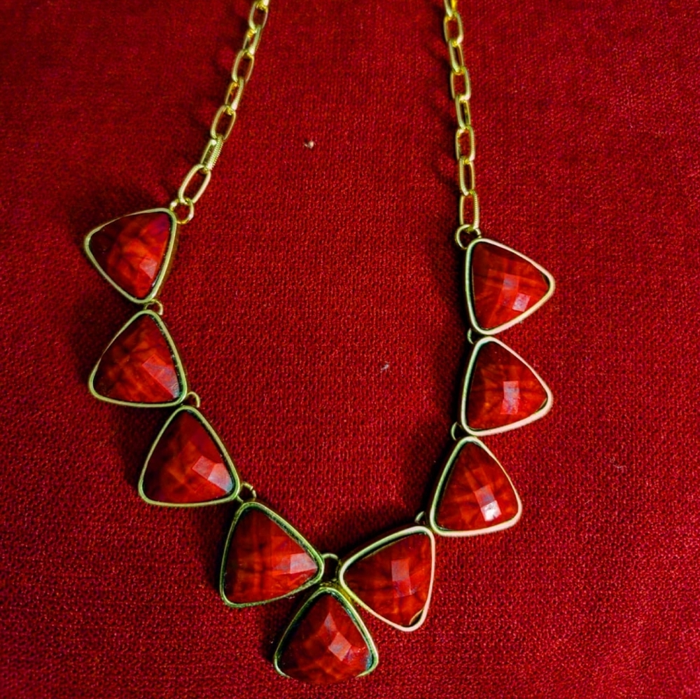 Red Statement Necklace
